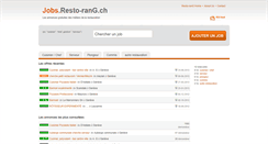 Desktop Screenshot of jobs.resto-rang.ch